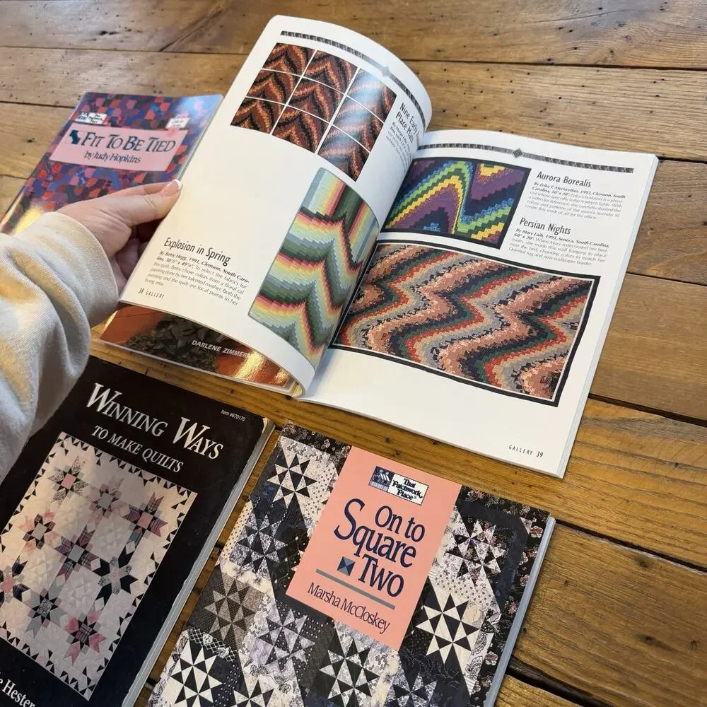 Lot 6 Quilting Books Bargello Applique Patchwork Patterns Judy Hopkins McCloskey